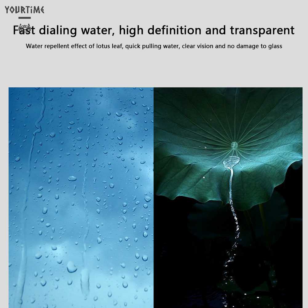 Bộ 2 Miếng Phim Dán Cửa Sổ Xe Hơi Chống Sương Mù / Mưa Tiện Dụng