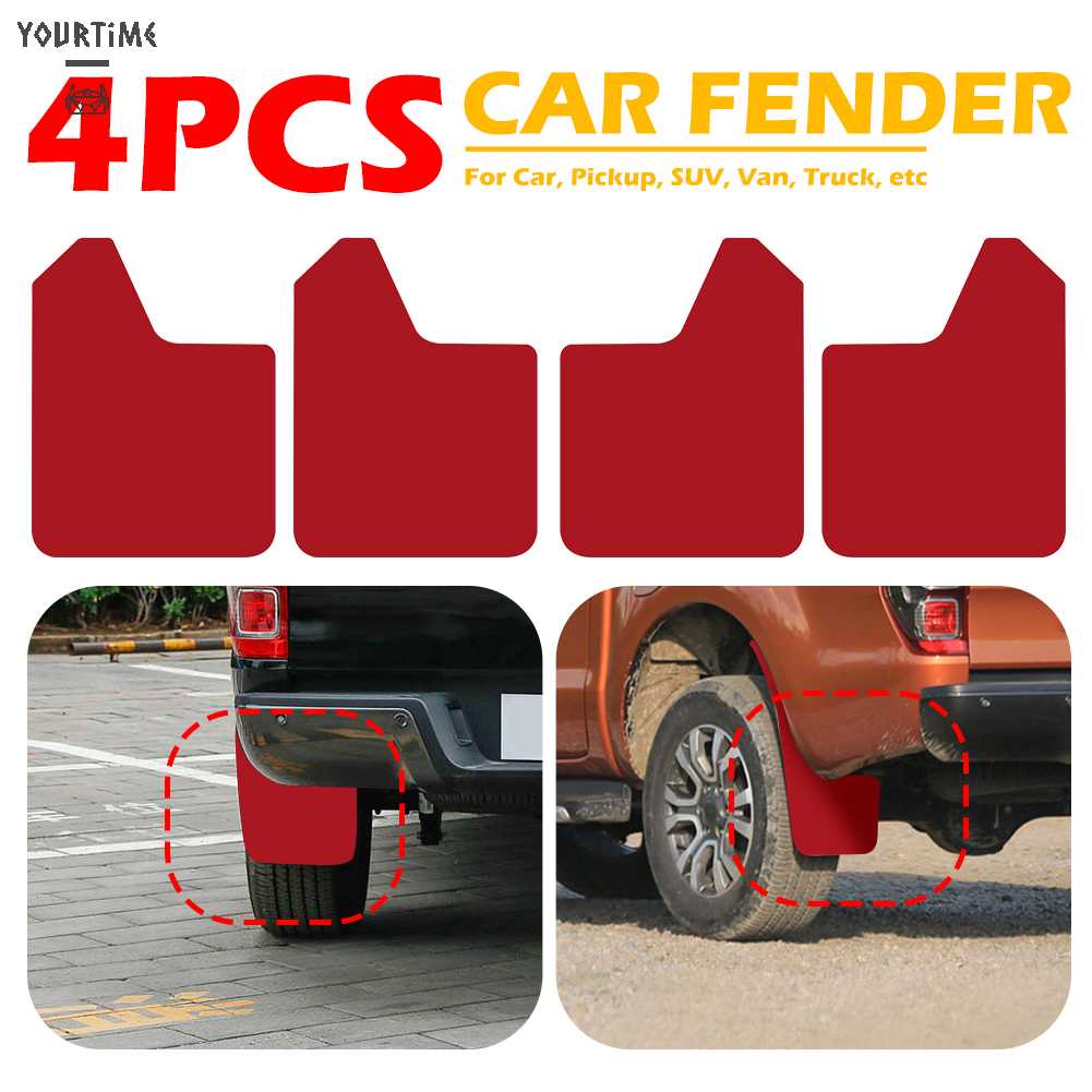 FENDER Set 4 Tấm Chắn Bùn Chuyên Dụng Cho Xe Hơi