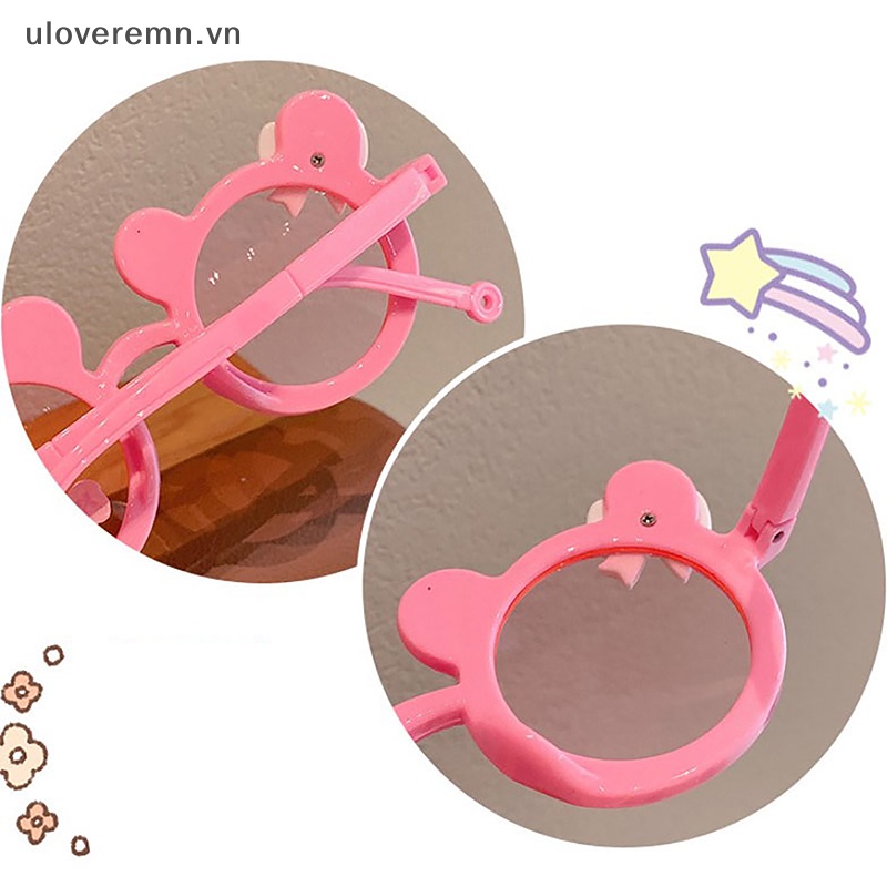 Kính Mát Tròng Trong Suốt In Họa Tiết Hoạt Hình Nhiều Màu Thời Trang Mùa Hè Cho Bé