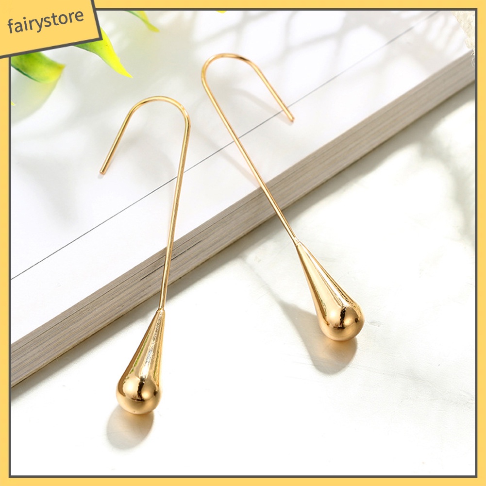 Bông Tai Hình Giọt Nước Thời Trang Dành Cho Nữ Charms