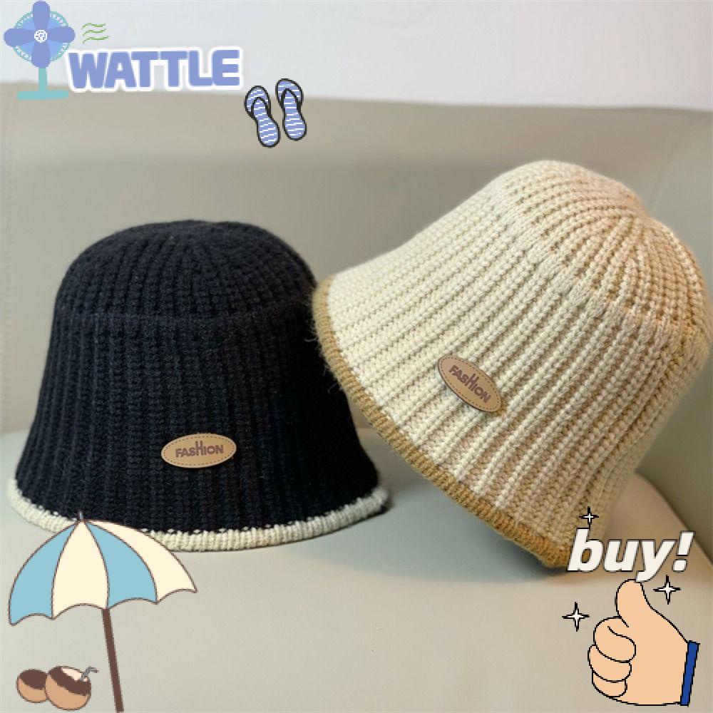 Mũ Bucket Len Thời Trang Mùa Đông Xinh Xắn Cho Nữ