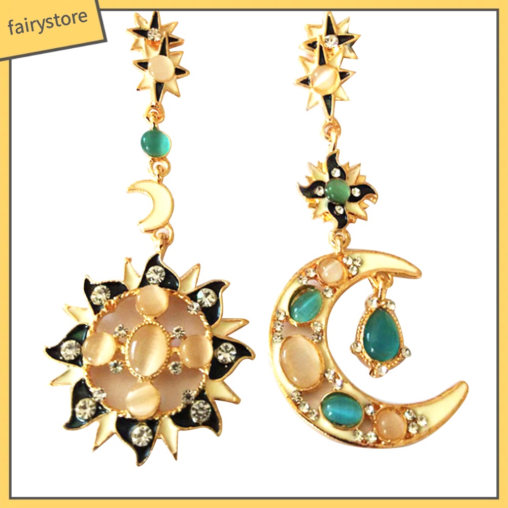 Bông Tai Hình Ngôi Sao / Mặt Trời Thời Trang Dành Cho Nữ