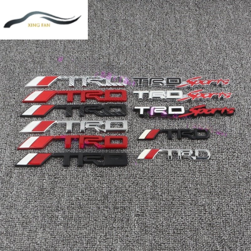 Nhãn Dán Kim Loại Trang Trí Đuôi Xe Hơi Toyota Camry Reiz Ralink Asian Dragon GT86 Corolla