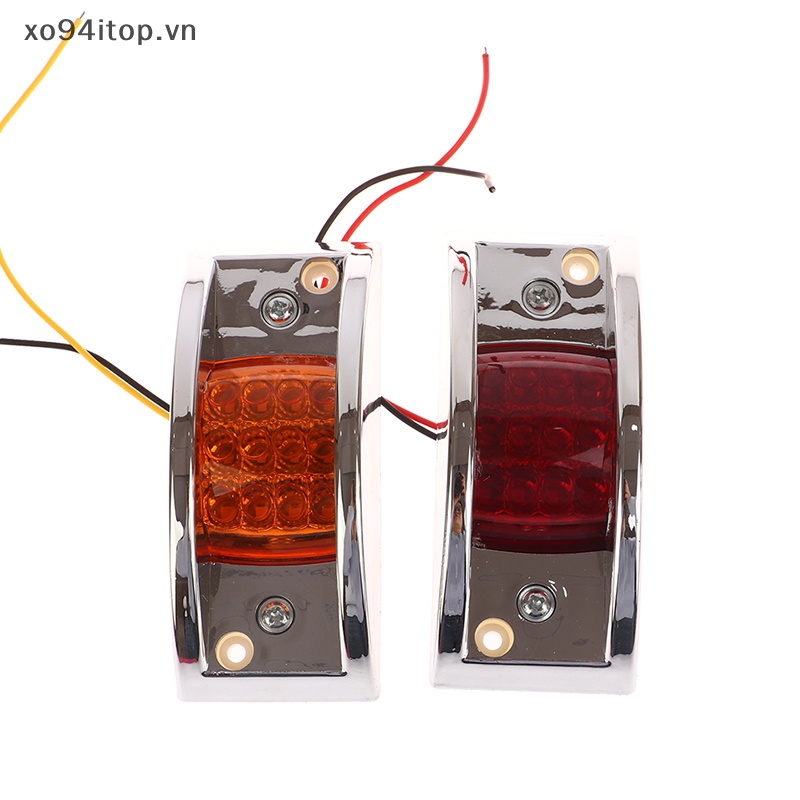 FENDER Đèn XOITOP LED Đánh Dấu Bên Hông Xe Tải RV Caravan Màu Hổ Phách Đỏ VN
