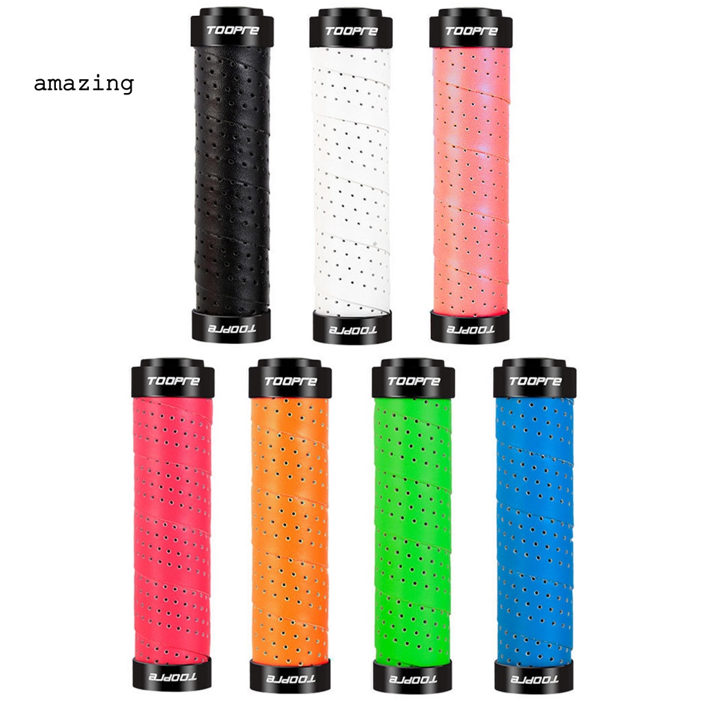 1 Bộ Vỏ Bọc Tay Lái Xe Đạp Chống Sốc / Mưa / Trượt Có Lỗ Cắm Thoáng Khí