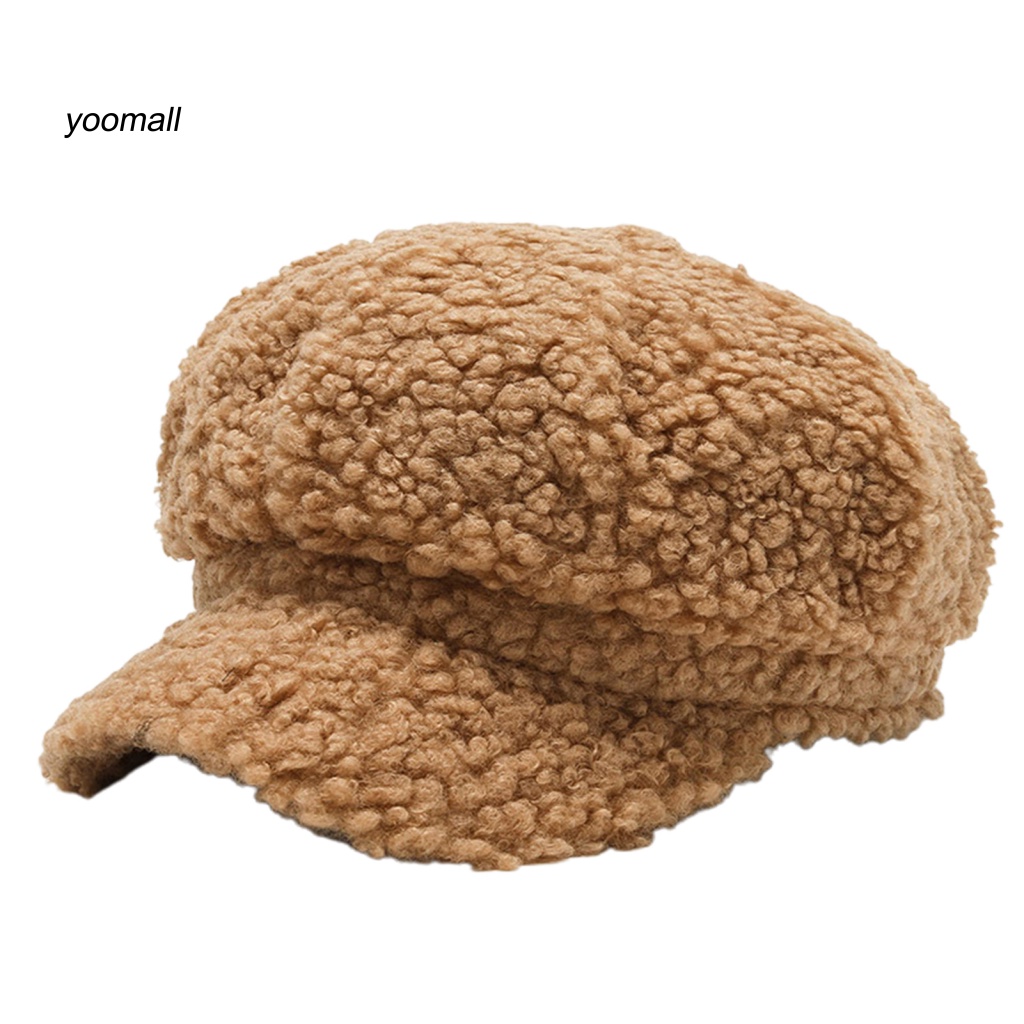 Yo / Mũ Nồi Lông Dày Dặn Màu Trơn Chống Gió Thoải Mái Giữ Ấm Mùa Thu Đông Cho Nữ
