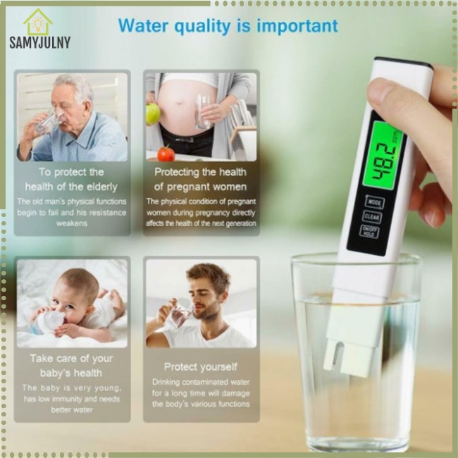 Máy Đo Độ Ph Kỹ Thuật Số 0-9999 Ppm Cho Hồ Bơi