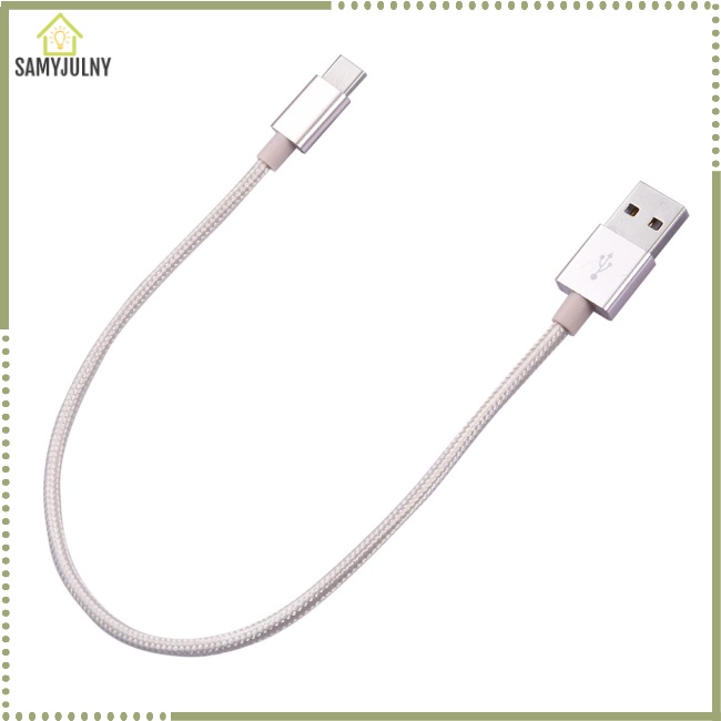 Dây Cáp Sạc Nhanh 3a Usb Type C Dài 30cm Dành Cho Điện Thoại Di Động / Máy Tính Bảng