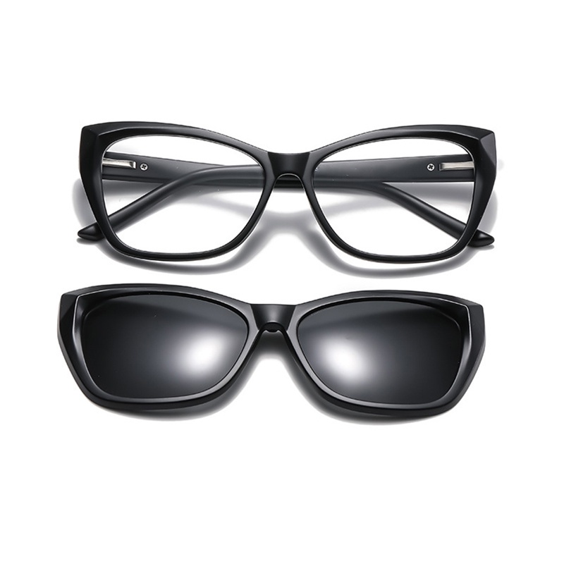 VIENDO Kính Mát Mắt Mèo Phân Cực Chống Tia UV400 2 Trong 1 Thích hợp cho đi xe đạp/ngoài trời/thể thao/lái(có thể cắt cận thị ống kính)