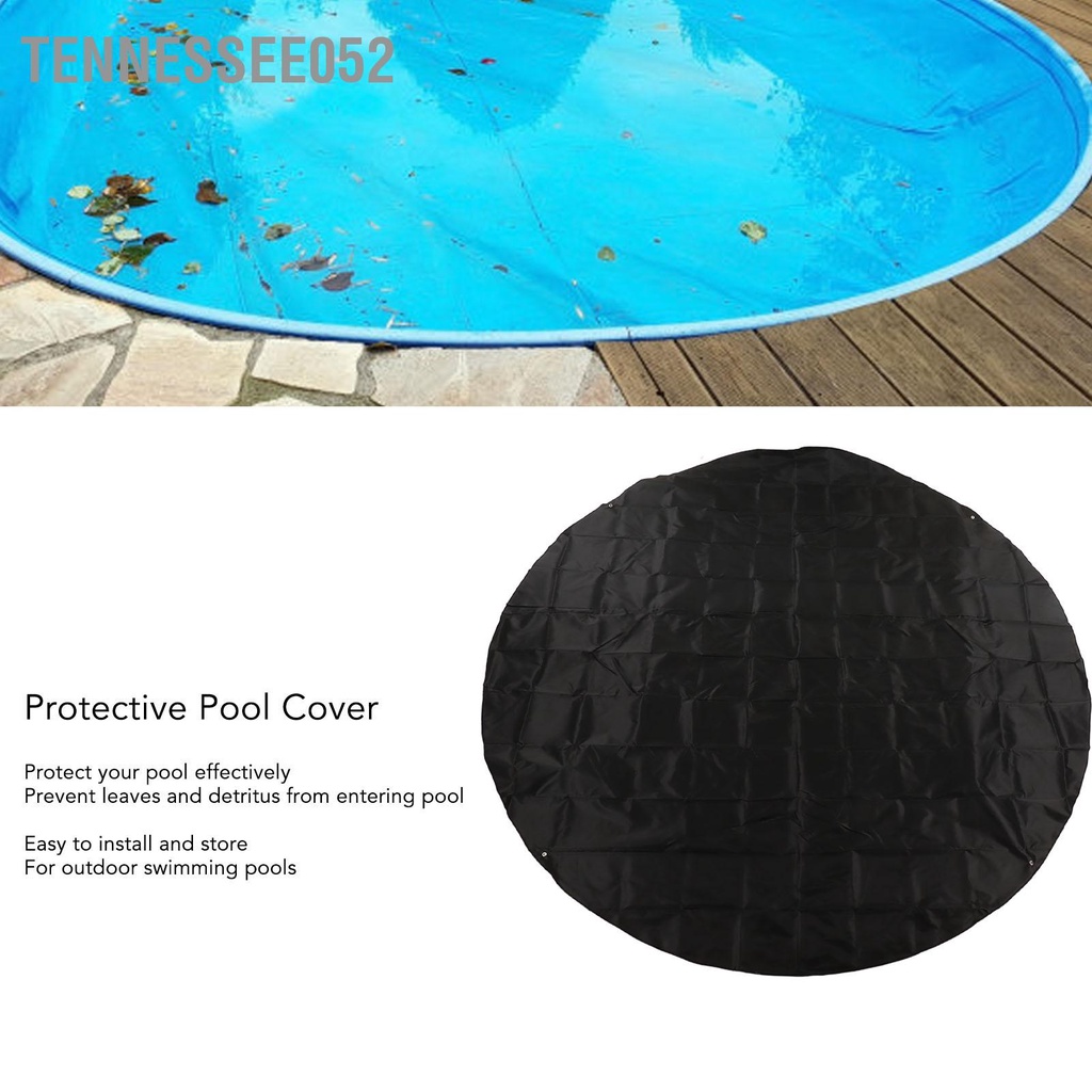 Tennessee052 Tấm che hồ bơi hình tròn không thấm nước Dễ dàng đặt tấm cho bể Bể tắm