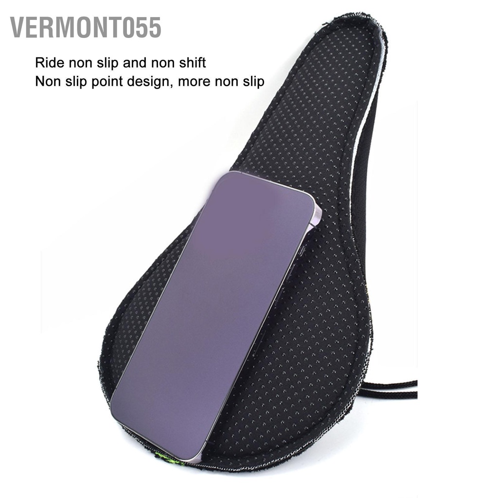 Vermont055 Xe Đạp Ghế Mút Xám Đen Mềm Yên Miếng Lót Cho Nam Nữ