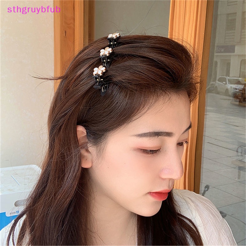 Kẹp Tóc Hình Hoa Đính Ngọc Trai Thời Trang Cho Nữ