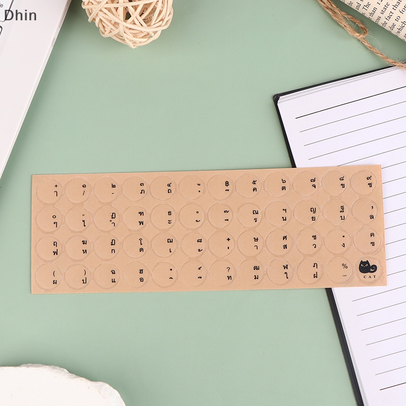 Miếng Dán Hình Tròn Màu Nhám Bằng PC Trong Suốt Dùng Trang Trí Bàn Phím Máy Tính