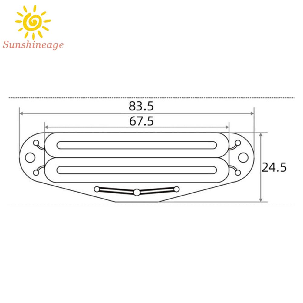 Pickup Humbucker Hai Lõi Thay Thế Cho Đàn Guitar Điện ST