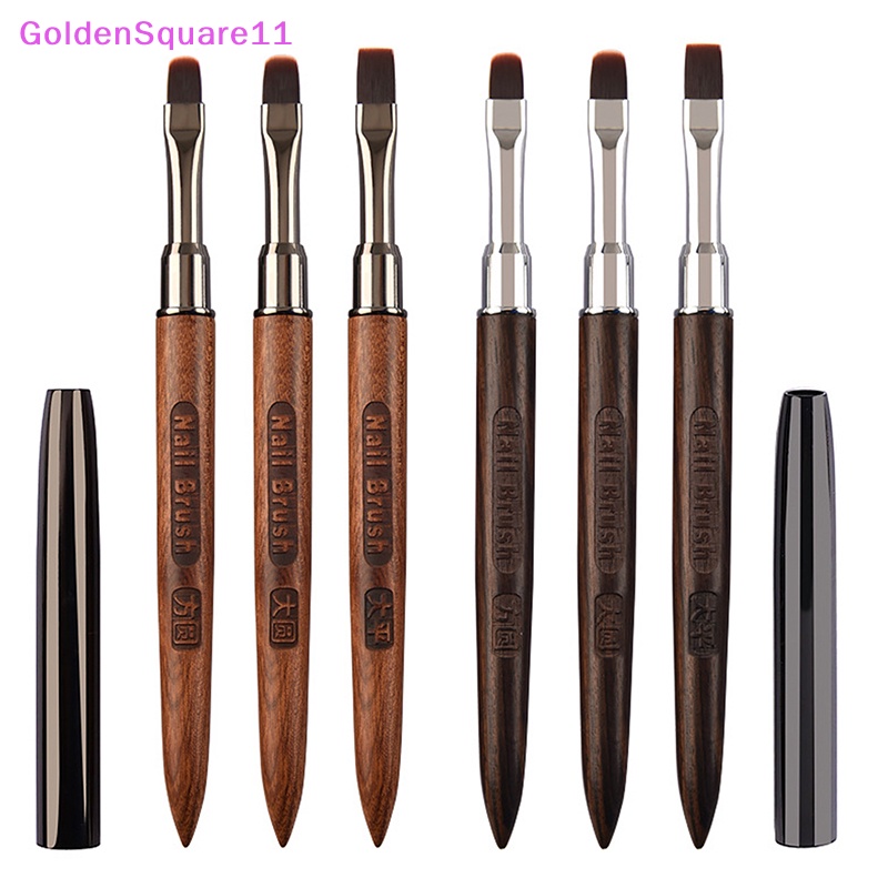 1 Cọ Sơn Móng Tay Màu Vàng Kim UV Gel Nhanh Chóng