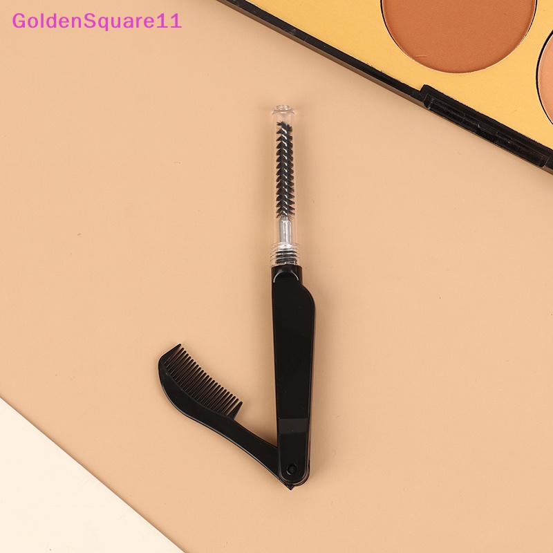 Cọ Chải Lông Mày Hai Đầu Bằng Thép Có Thể Gập Lại Tiện Dụng