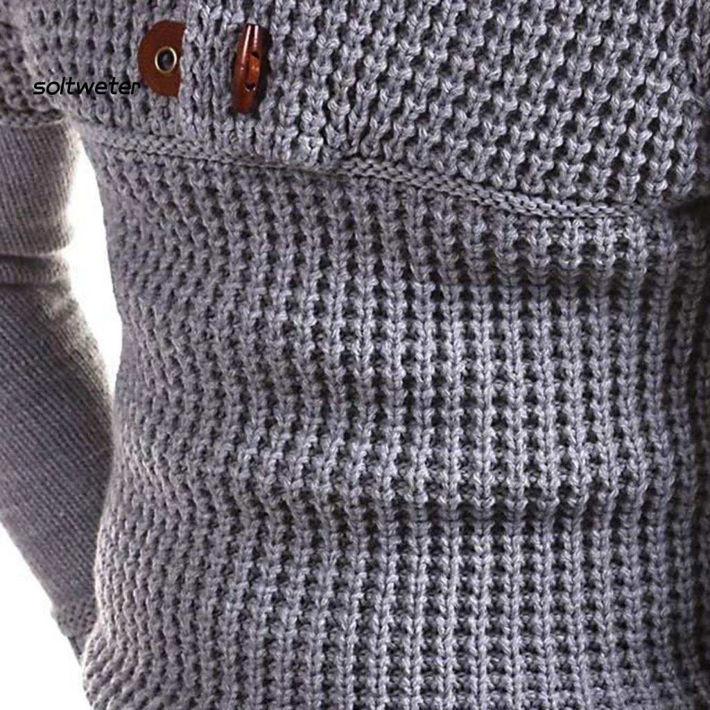 Áo Sweater Dệt Kim Chui Đầu Cổ Chữ V Màu Sắc Trơn Cài Khóa Cổ Điển Thời Trang Mùa Đông Cho Nữ