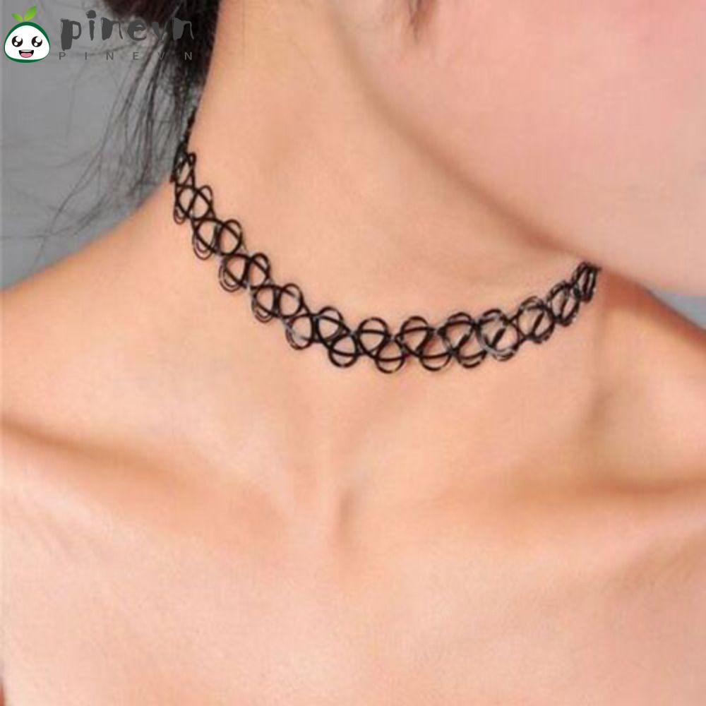 Vòng cổ Choker Co Giãn Nhiều Màu Sắc