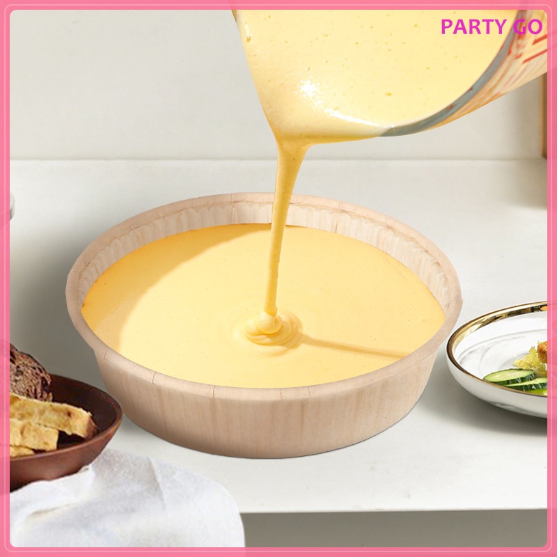 Set 100 Khuôn Giấy Tròn 4 Inch Nướng Bánh Tiện Dụng