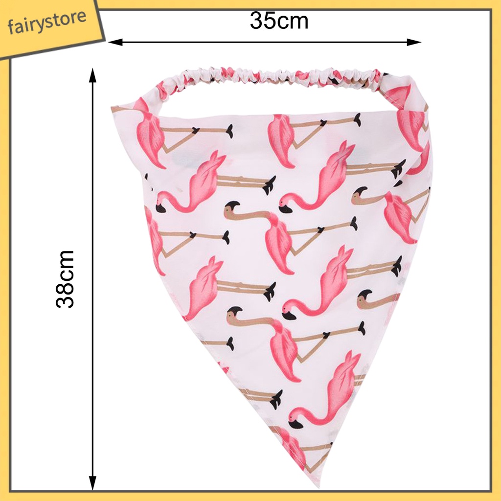 Khăn Choàng Cổ Co Giãn Thoáng Khí In Họa Tiết Hoa / Tam Giác Cổ Điển Cho Nữ