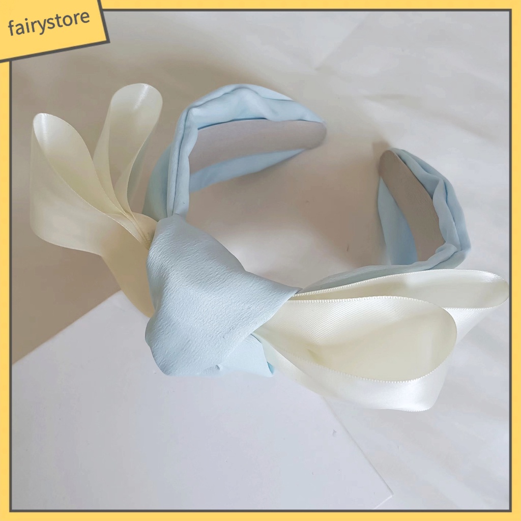 [FRO] Băng Đô Nơ Vải Satin Chống Vỡ Dễ Phối Đồ Thời Trang Đẹp Mắt Dành Cho Chụp Ảnh