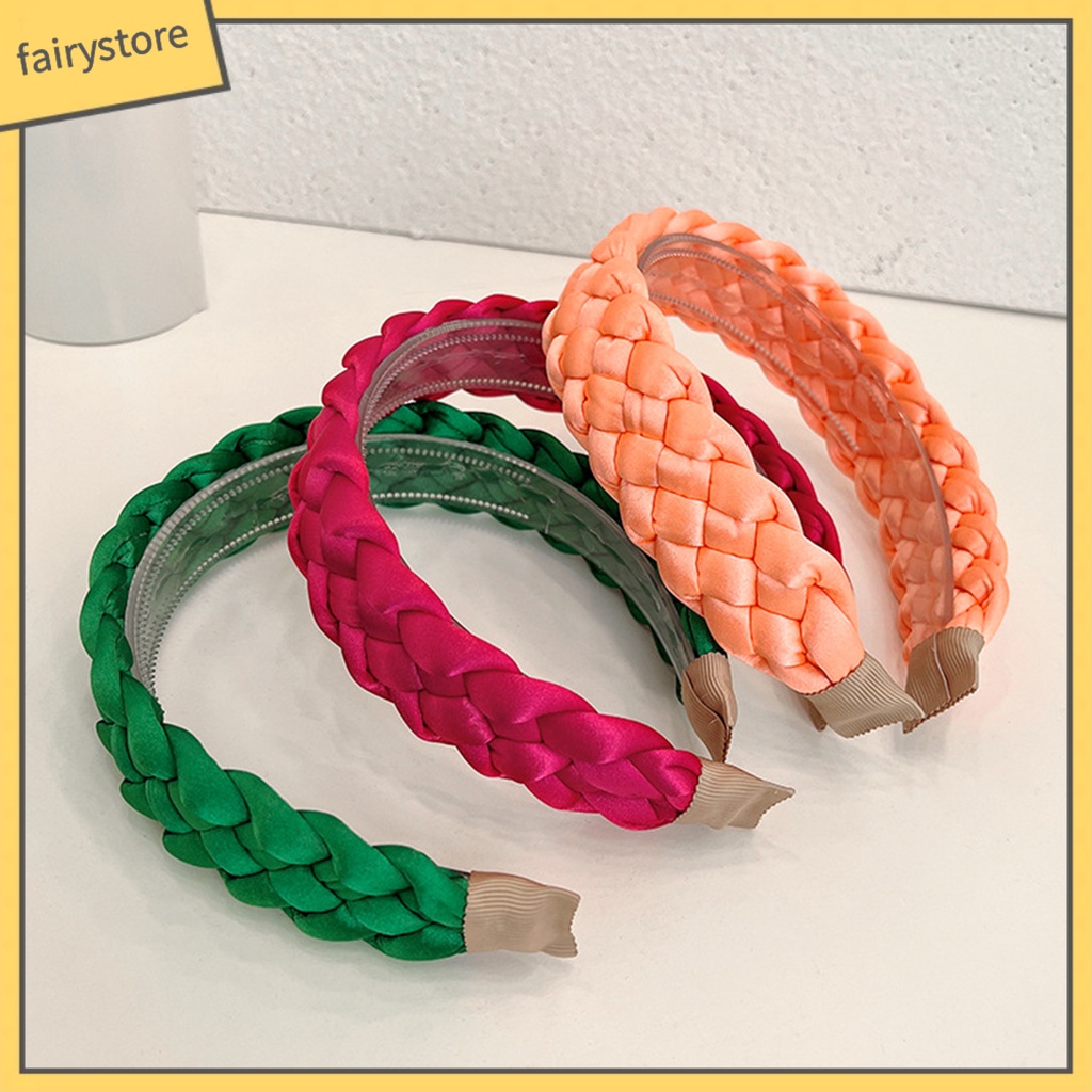 Băng Đô Cài Tóc [FRO] Bằng Nhựa Thiết Kế Bện Răng Trang Trí Cho Nữ Cuộc Sống Hàng Ngày