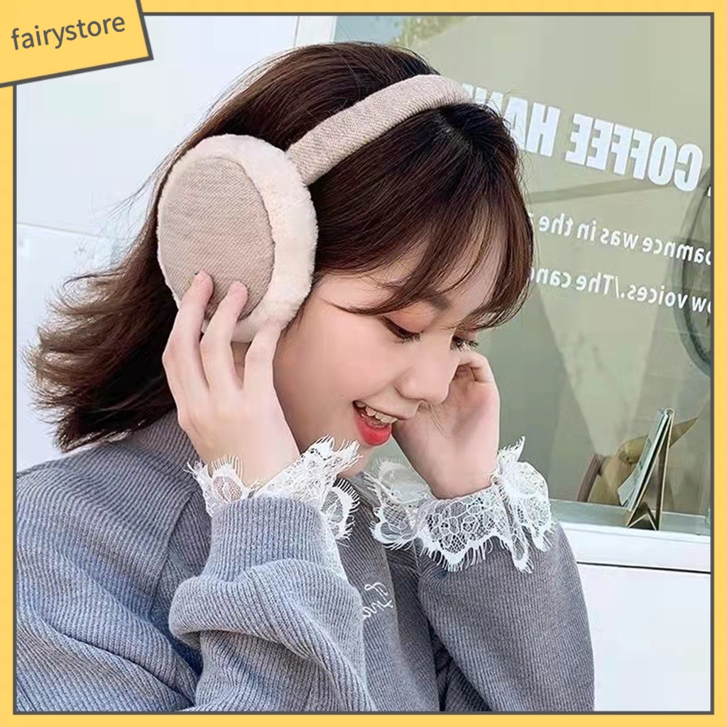 Chụp Tai Giữ Ấm Dày Dặn Thoải Mái Chống Gió Chống Trượt Màu Sắc Tương Phản Có Thể Gập Lại Dành Cho Nam Nữ