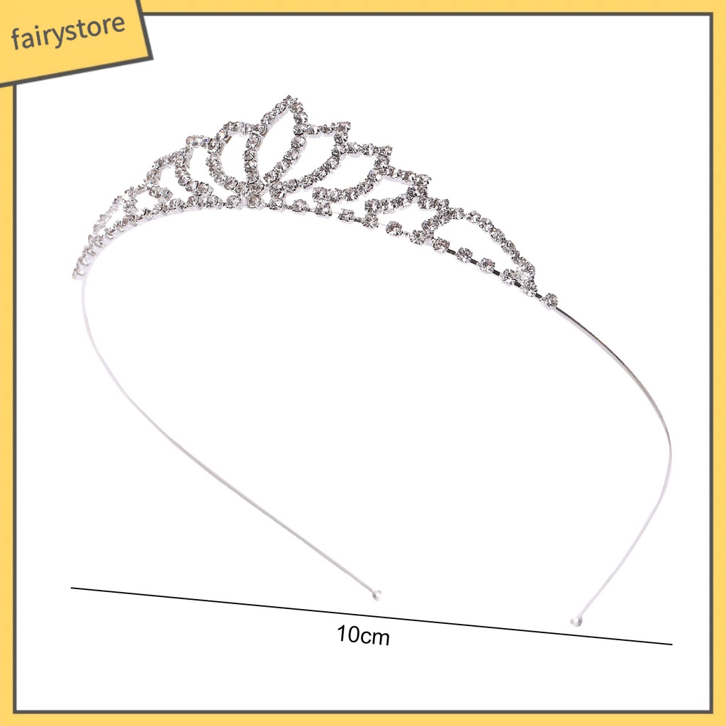 Cài Tóc Hình Vương Miện Đính Đá Lấp Lánh Sang Trọng