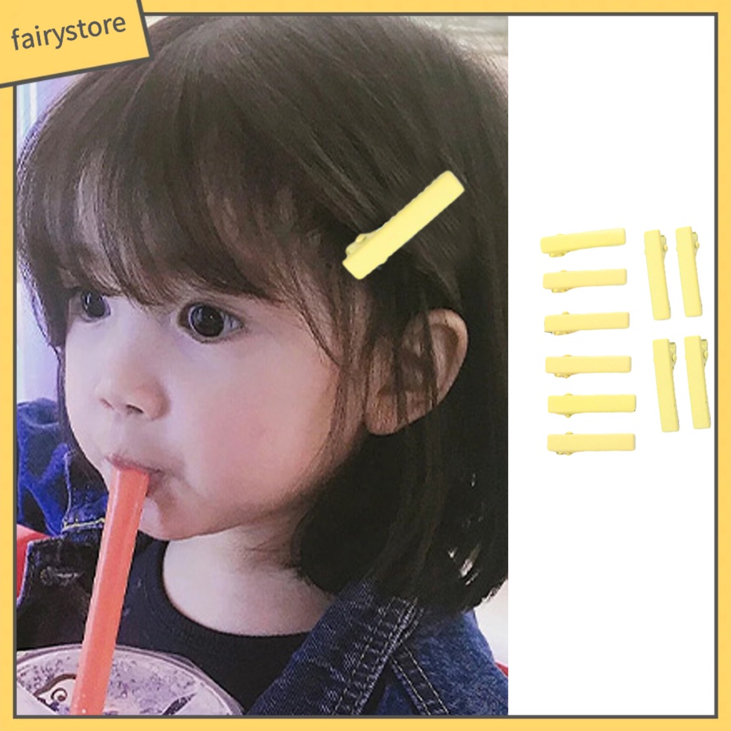 Set 30 / 50 Kẹp Tóc Co Giãn Chống Trượt Màu Sắc Ngọt Ngào Cho Bé Gái