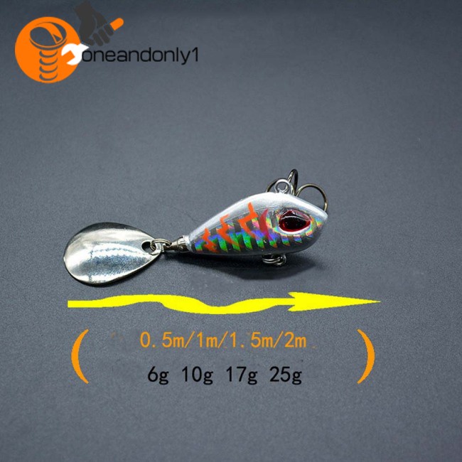 [COD] Mồi Câu Cá Xoay Bằng Thép Kim Loại Lấp Lánh Dễ Sử Dụng