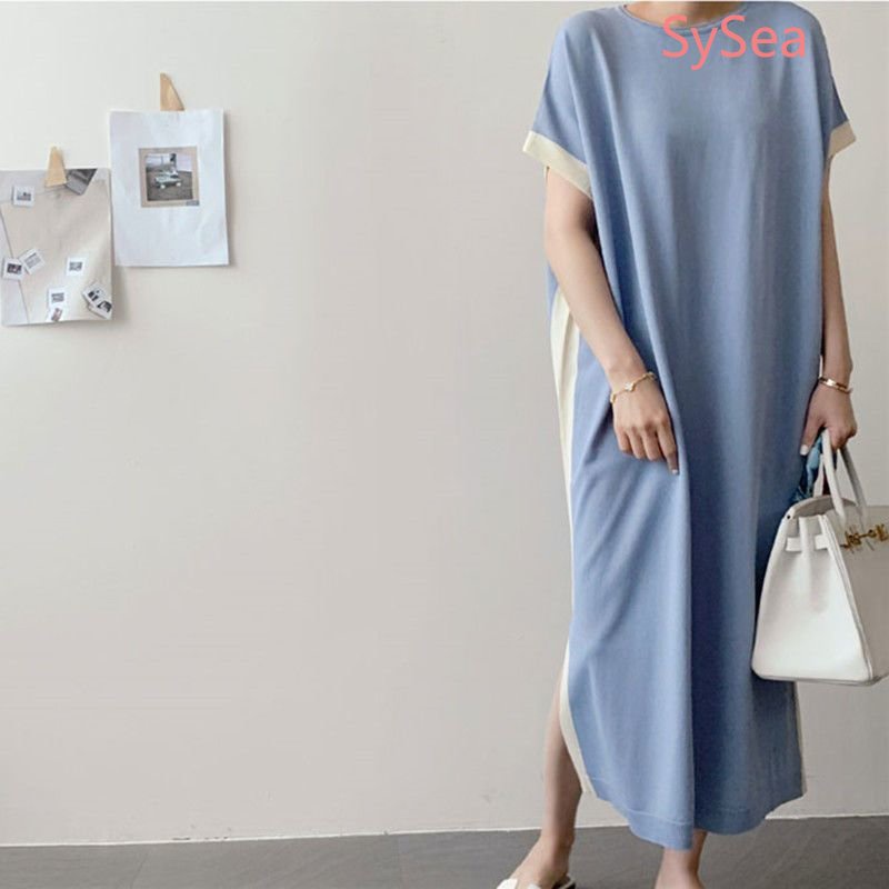 Đầm Dáng Rộng Plus Size Thời Trang Mùa Hè Hàn Quốc Dành Cho Nữ