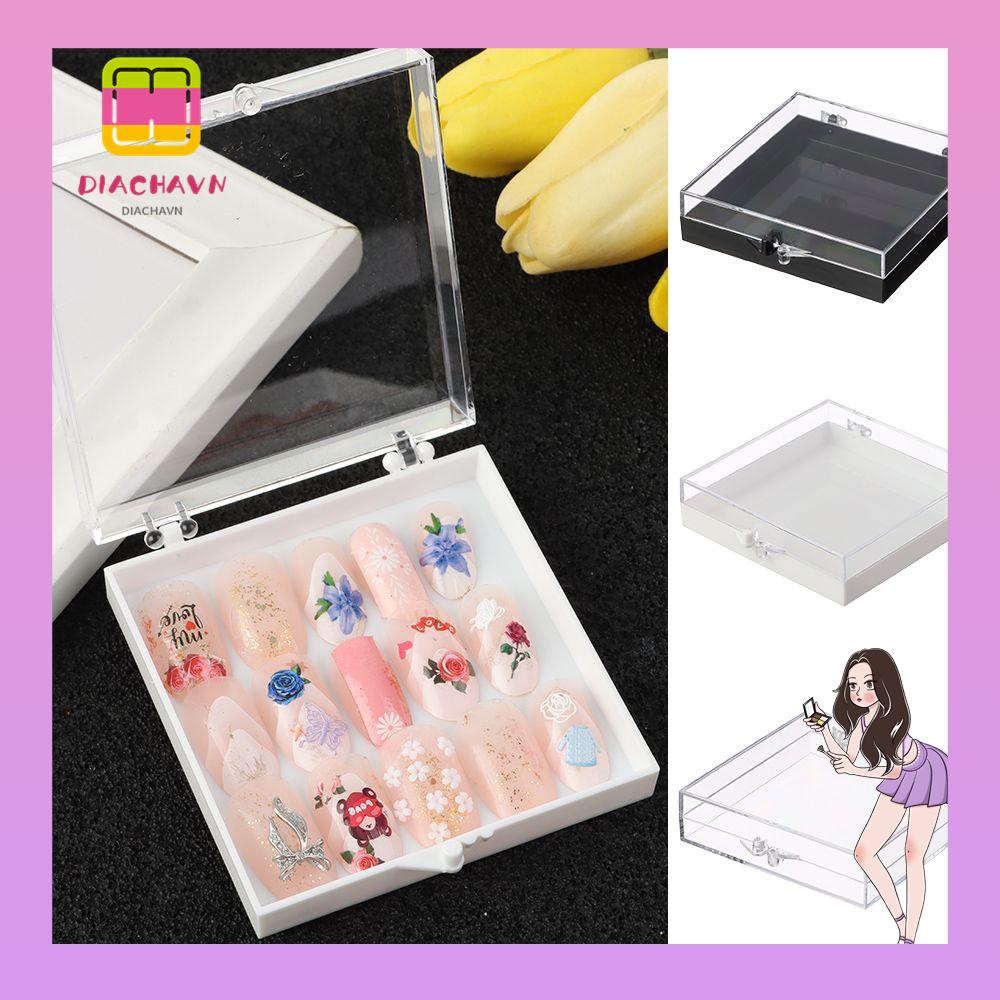 Hộp Vuông Trong Suốt Đựng Trang Sức Để Bàn Tiện Dụng