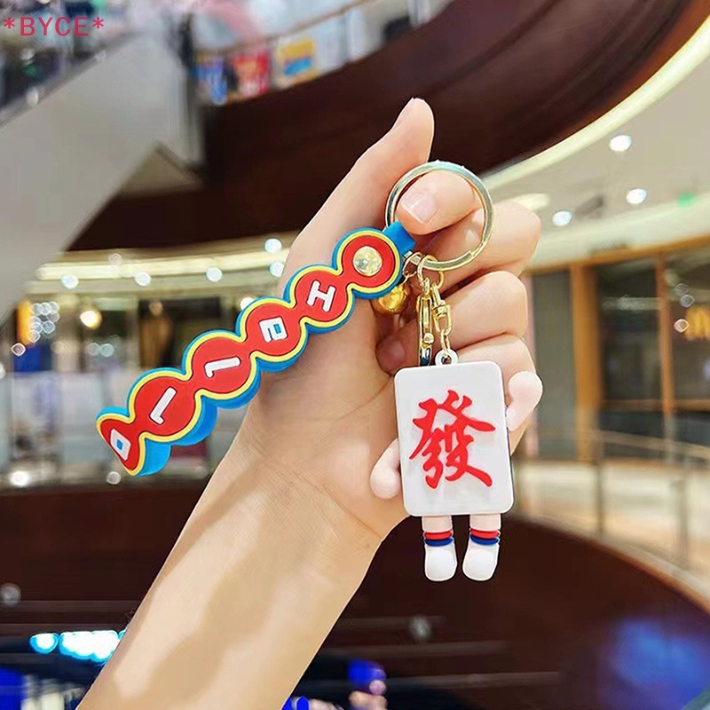 Byce > Móc Khóa Mạt Chược Trung Quốc Dễ Thương Sáng Tạo Vui Nhộn Có Móc Khóa Cho Nữ Mới