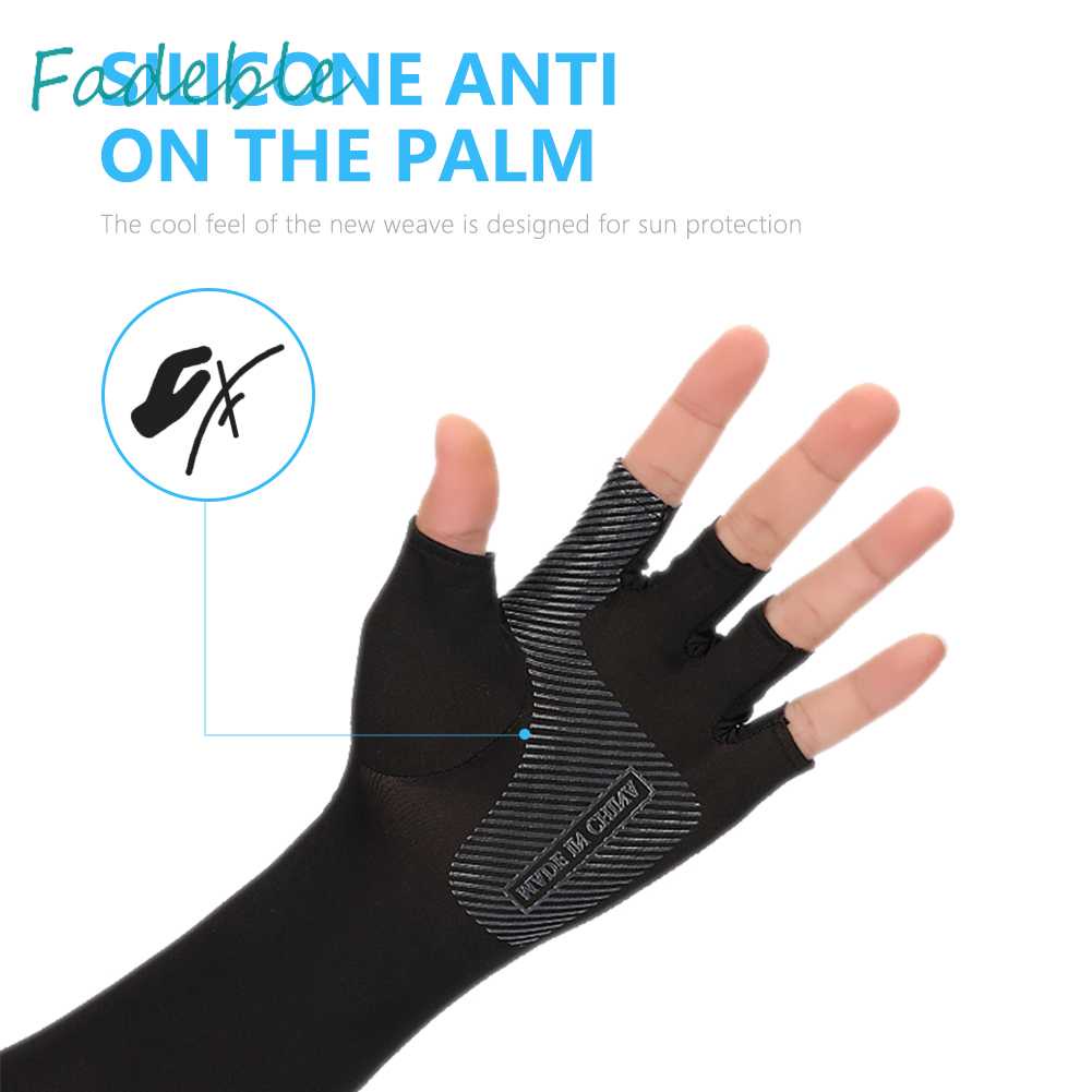 Set 2 Găng Tay Chống Trượt Bằng Silicone Tiện Dụng Khi Leo Núi