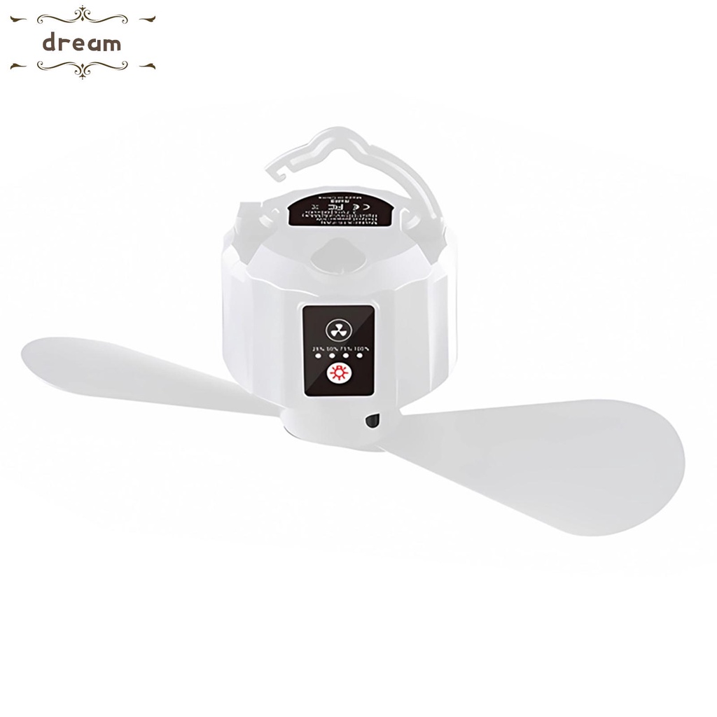 【DREAMLIFE】Electric Fan Portable Rechargeable Right Rotating Safety USB Air Cooled