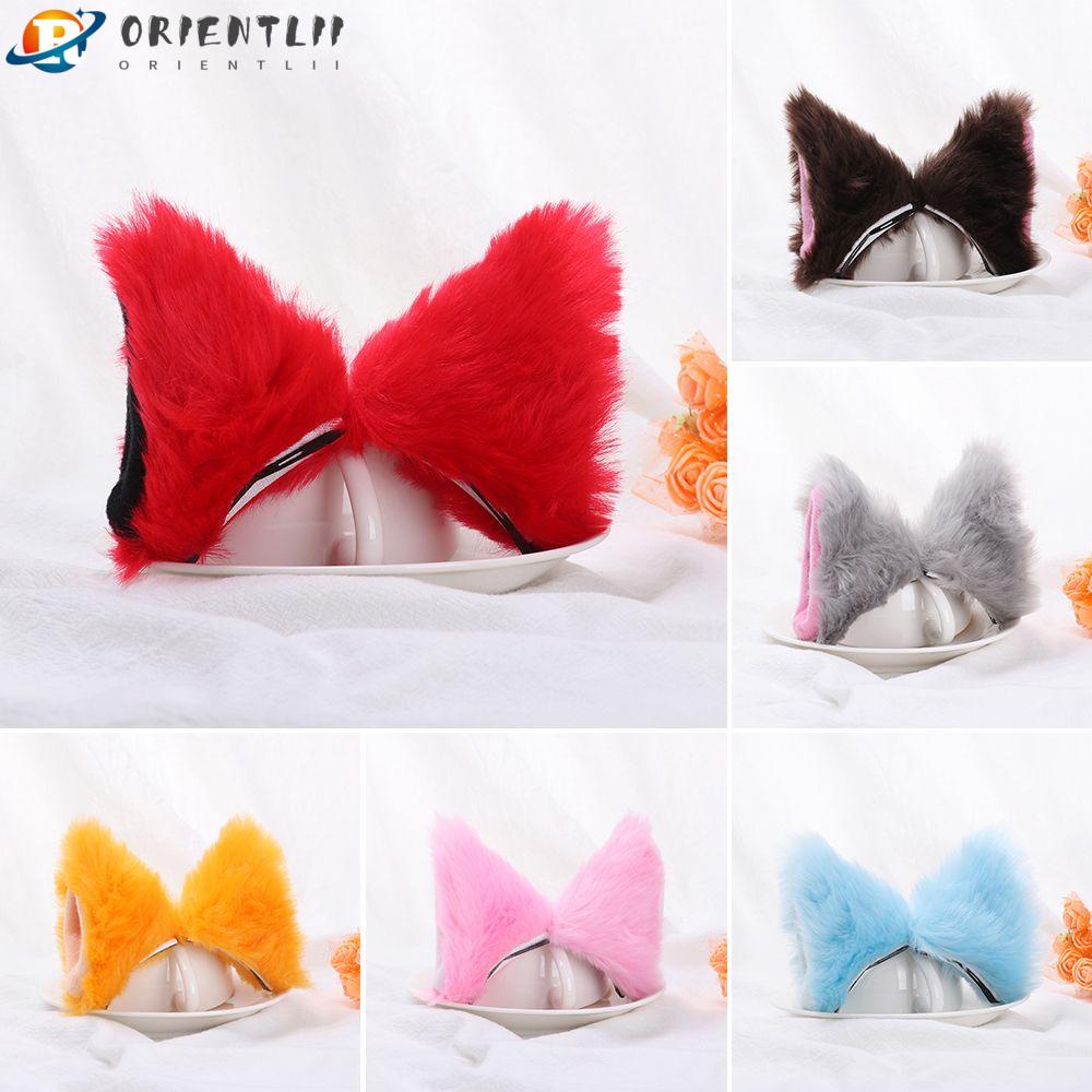 1 Cặp Kẹp Tóc Tai Mèo Bằng Lông Nhung Thời Trang Dành Cho Nữ