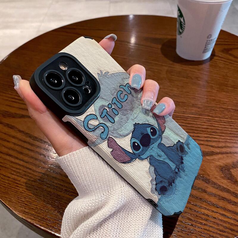 Ốp Điện Thoại Silicon Họa Tiết Hoạt Hình Stitch Cho IPhone 12 Pro Max X XR XS Max SE IPhone 7 Plus 8 Plus IPhone 13 Pro Max IPhone 14 Pro Max