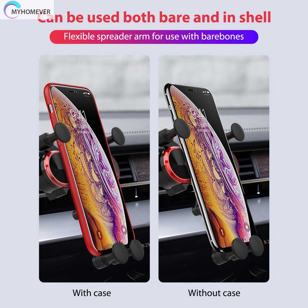 Giá Đỡ Điện Thoại Gắn Khe Điều Hòa Xe Hơi Tiện Dụng