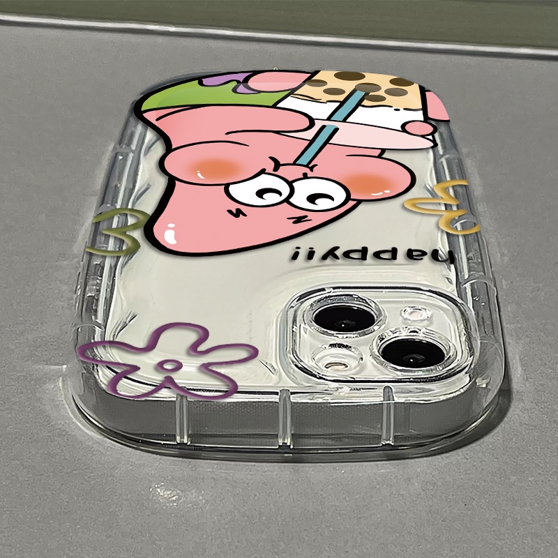 Ốp Điện Thoại Silicon TPU Mềm Trong Suốt In Họa Tiết Hoạt Hình Chống Sốc Cho IPhone 14 13 12 11 Pro XS Max X XR 7 + 8 Plus