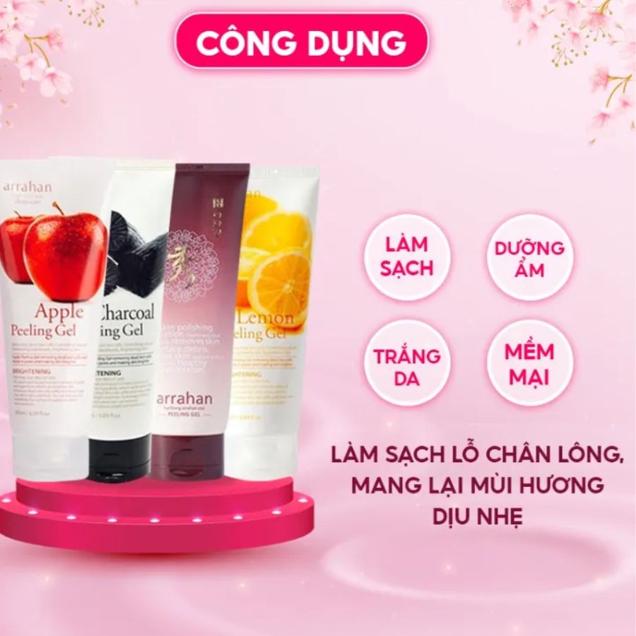 Tẩy tế bào chết làm sạch da Arrahan Peeling Gel Hàn Quốc 180ml