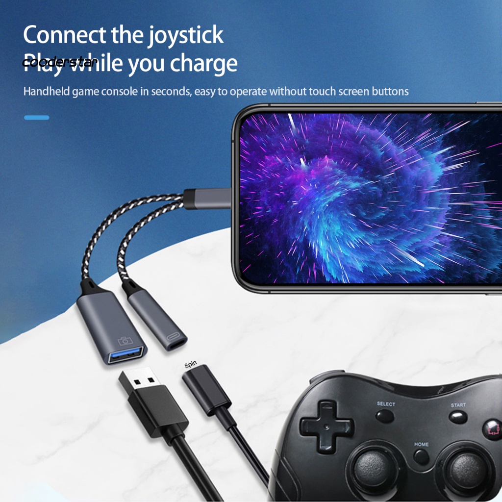 Cáp Chuyển Đổi 8 Pin Độ Ổn Định Cao Chuyên Dụng Cho Điện Thoại / Máy Tính