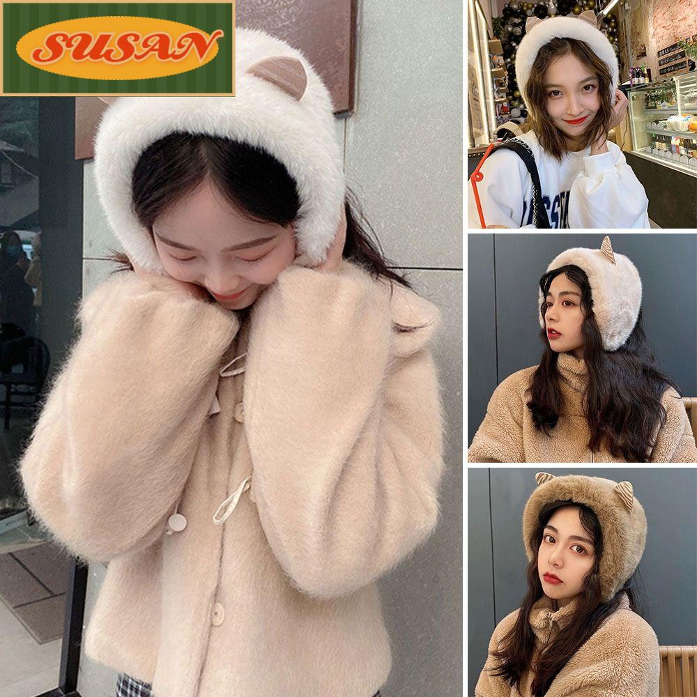 Chụp Tai Giữ Ấm Bằng Lông Nhung SUSANS Dành Cho Hoạt Động Ngoài Trời