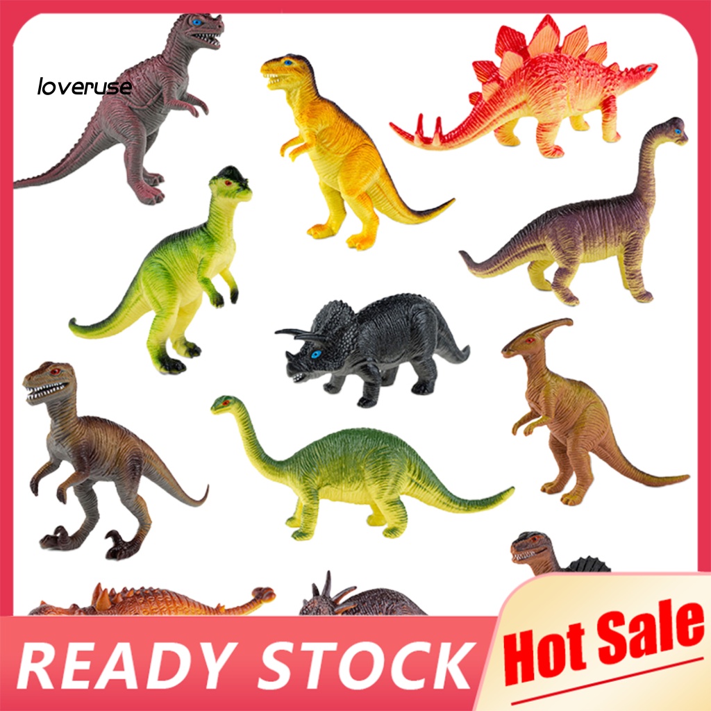 Set 12 Mô Hình Khủng Long Mini Trang Trí Tiểu Cảnh