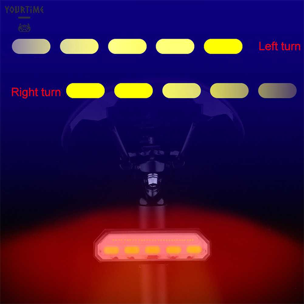 Meroca Đèn LED Gắn Đuôi Xe Đạp Có Thể Sạc Lại Bằng Cổng USB