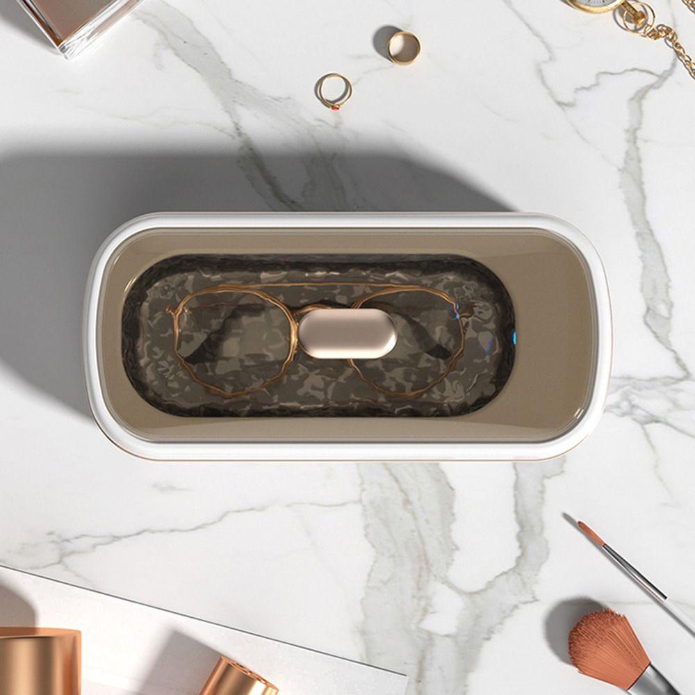 ESPO Máy Vệ Sinh Trang Sức Siêu Âm Màu Trắng Tiếng Ồn Thấp 47KHZ 350ML Bằng Thép Không Gỉ