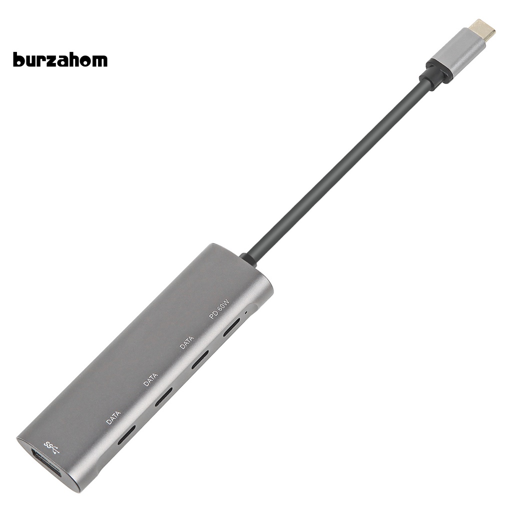 Hub Chia Cổng USB Type-C 5 Trong 1 Cho Windows