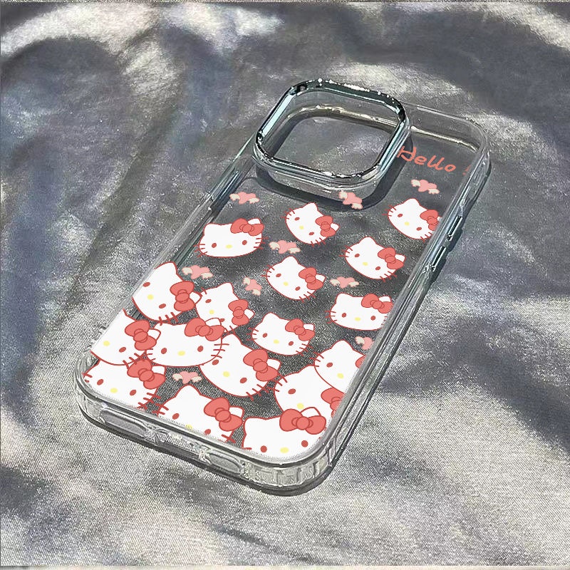 ✅Ốp Điện Thoại Dẻo Họa Tiết Hoạt Hình Mèo Kitty Dễ Thương Chống Sốc Cho Avatar 1114proplusmax / Apple Style 7iPhone1213 JE0H 8