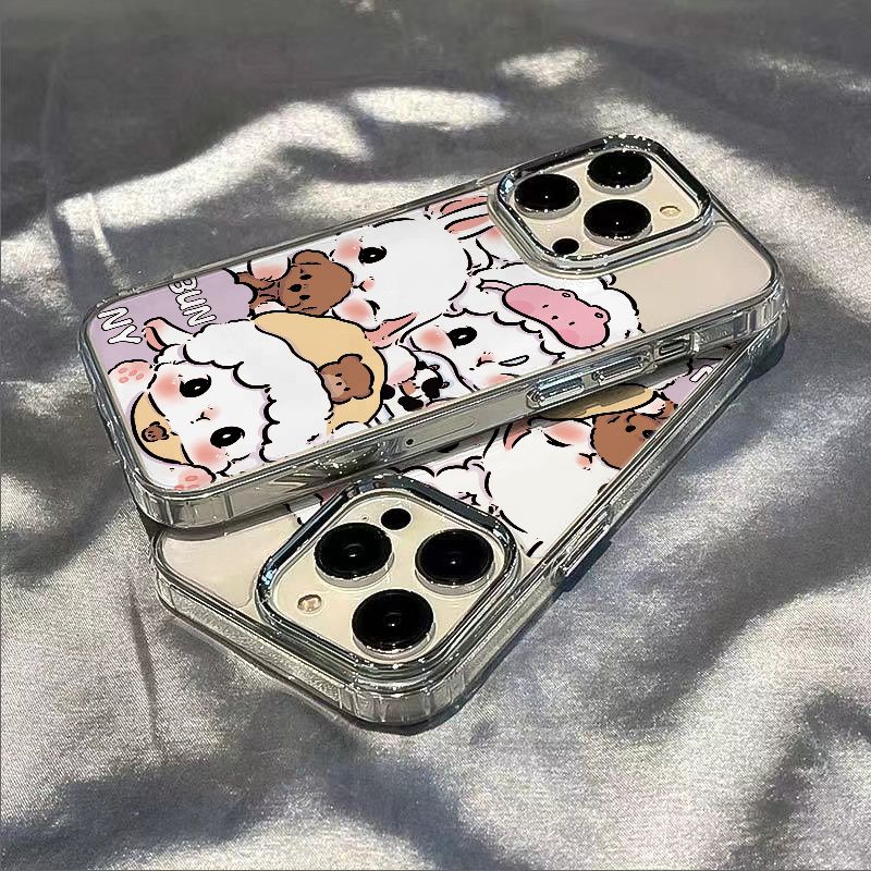 ✅Ốp Điện Thoại Dẻo Họa Tiết Chú Cừu Đơn Giản Thời Trang Chống Sốc Cho Iphone 714Promax 8 11iPhone12 13Inch