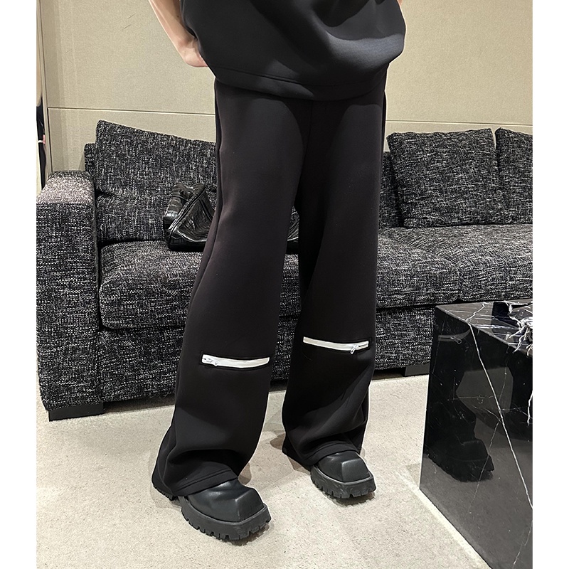 Rare Wuxi / Quần Thể Thao Dáng Suông Rộng Màu Trơn Thiết Kế Thoáng Khí Đơn Giản Dễ Phối Đồ Cho Nam Và Nữ