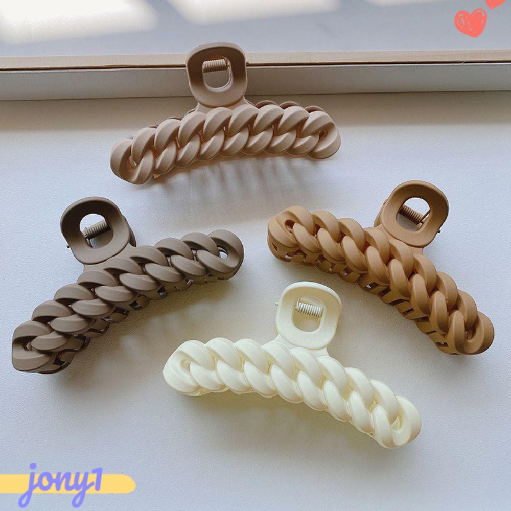 Set 4 Kẹp Tóc Càng Cua Bằng Nhựa Thiết Kế Cá Tính Thời Trang Cho Nữ